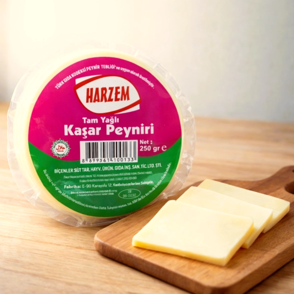 #K001 - 250 gr HARZEM TAM YAĞLI KAŞAR PEYNİRİ